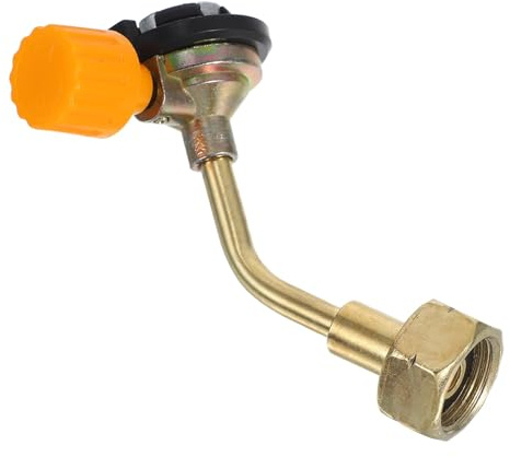 Angoily Outdoor Flüssiggastankventil Adapter aus Aluminiumlegierung mit Vielseitiger Kompatibilität und Einfachem Gastransfer für Garten und Camping