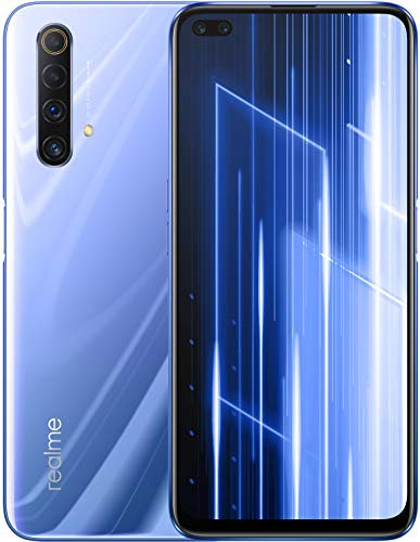 Realme X50 5G - Smartphone da 128 GB, 6 GB di RAM, doppia SIM, argento ghiaccio