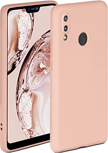 ONEFLOW Soft Case für Huawei P20 Lite Hülle aus Silikon mit Kameraschutz, Silikonhülle mit erhöhtem Schutz fürs Display, Backcover Schutzhülle, weiche Handyhülle, Rosa