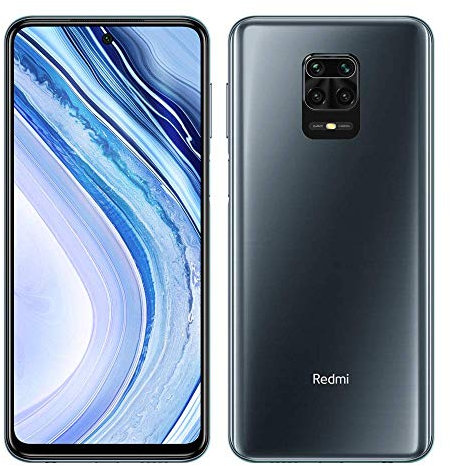 Xiaomi Redmi Note 9 Pro Smartphone 6GB RAM 64GB ROM 6.67 DotDisplay 64MP AI Quad Caméra 5020mAh (Type) NFC [Version Globale] Gris (Interstellar Grey) (Reconditionné)