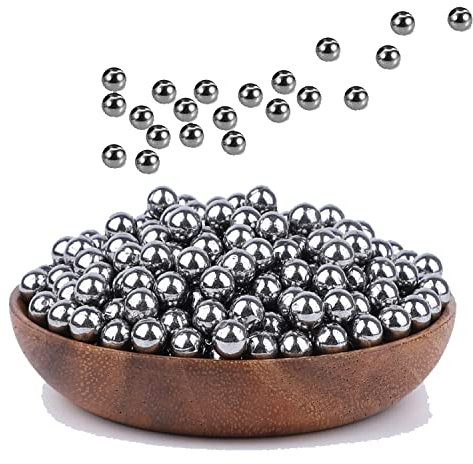 YUANHONGKEJI Paint Agitator Balls for Model Acrylic Paint Set, 100 Pcs Model Paint Mixer, Stainless Steel Paint Mixing Balls, 5.5mm/0.22inch