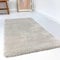 Wecon Home Kuschelig weicher Esprit Hochflor Teppich, bestens geeignet fürs Wohnzimmer, Schlafzimmer und Kinderzimmer RELAXX (80 x 150 cm, hellgrau Creme)