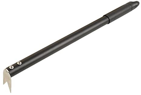 MagiDeal Turning Pizza Fork with Handle Lightweight Bakeware Peel for Easy to Store & Transfer, Black