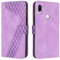 OKZone Kompatibel mit Xiaomi Redmi 7/Xiaomi Redmi Y3 Hülle, PU Leder Handyhülle Tasche Wallet Schutzhülle Flip Cover Klappbar Stoßfeste Brieftasche Etui mit Magnet Kartenfach TPU Lederhülle (Violett)