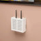 Zoegneer Wärmeableitendes kabelloses Router-Rack, Wandmontage, WiFi-Aufbewahrungsbox, Wandhalterung, zur Aufbewahrung von Kabeln und Routern (LUQ Louver Small)