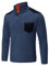 Herren Pulover Baumwolle Roter Strickpullover Rolli Troyer Wolle Sweater Norweger Warmer Pullover Fleecepullover Langarmshirt Reißverschluss Kaschmir