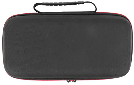 Wireless Microphone Storage Bag Shockproof EVA Zipper Bag with Sponge Filling, Microphone Carrying Case for Receivers Transmitters Converters Charging Cables Batteries Headsets