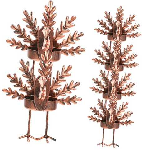 Zerodeko 6stücke Teiliges Eleganter Kerzenständer Für Thanksgiving Stilvolle Feuerzeug-kerzenhalter Für Festlichkeiten Hochzeiten Und Tischdekoration