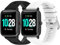 Garmcool 18mm Ersatzarmband Kompatibel mit Garmin Venu 2S / Venu 3S / Vivoactive 4S / Forerunner 255S / Vivomove 3S Armband Schwarz Weiß Einstellbar Silikon Armbänder (kein uhr)