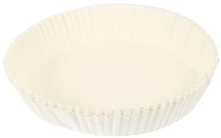 Amosfun 100 Pièces plaque de papier pour friteuse à air bols en papier de cuisine papier sulfurisé pour friteuse à air plat four plats à four moules en papier cuisson bacs à papier frites