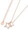 Tipperary Crystal Necklace, Rose Gold Star Interlocking Pendant for Women & Girls – Luxury Irish Jewellery