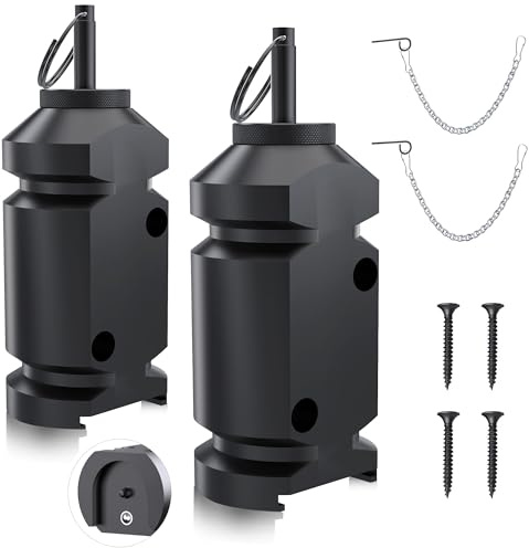 REMFLY 2 Stück Reisealarm, Perimeter Trip Alarm, 12 Gauge Campingausflug, Drahtalarmgerät, Frühwarnsystem für Camping und Outdoor-Sicherheit/Bärenabschreckung, Campingsicherheit (Adapter nicht im