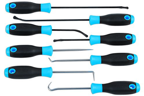 Laser 6730 O Ring und Pick Set – Silber (8-teilig)