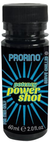 PRORINO Power Shot for men Nahrungsergänzungsmittel mit Folsäure + L-Arginin, 60 ml