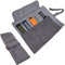 Accessori per cinturini, Smartwatch cinturino in tela di cotone Custodia per cellulare Custodia Organizer per Apple Watch, cinturino Garmin, cinturino per Samsung, ecc. (Grigio scuro)