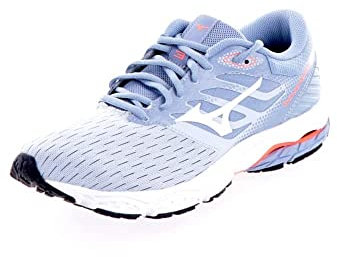 Mizuno Wave Prodigy 3, Scarpe da ginnastica Donna, Heather White Neonflame, 37 EU