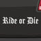 Ride or Die Aufkleber -6 Größen 21 Farben- MTB Downhill BMX Sticker Enduro Bike