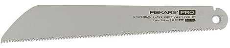 Original Fiskars Pro Ersatzblatt für klappbare PowerTooth-Zugsäge (1062933), Sägeblattlänge: 25 cm, 13 TPI, 1062943