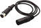 JIMINISO 4 pin XLR Male to XLR FEMALE Power Cable Cord 1M for DSLR Camera Photography