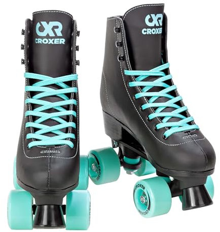 Croxer Rollschuhe Roller Skates Alessa (Black/Mint, 41(26,5cm))