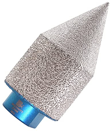 Diamant Fingerfräser 2-35mm,BRSCHNITT Diamant Fasenbohrer Vergrößerung Vorhandener Löcher in Porzellan Keramik Fliesen Marmor Granit M14 Gewinde für Winkelschleifer