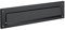 ALSTEN TECH Einwurfklappe Briefeinwurf Briefklappe Schwarz Matt 310x80 - C4 - RAL9017
