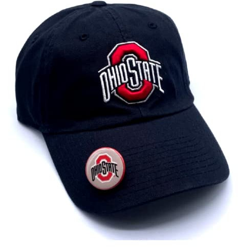 Ohio State Hut, verstellbar, klassische Buckeys-Kappe, Schwarz, Schwarz, Einheitsgröße