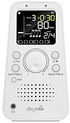 CHERUB - Elektronisches Metronom - wiederaufladbares Schlagzeug - weiß