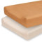 Blissful Diary Musselin-Wickelunterlagen-Bezug für Mädchen und Jungen, ultraweiche, atmungsaktive Baumwolle, Baby-Wickeltischunterlagen, 2 Stück (Retro Gelb & Beige)