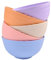 LAGAHS Unbreakable Plastic Bowls, Cereal Bowls Set of 5, Pasta Bowl, Fruit Camping Ramen Noodle Soup Salad Mixing Rice Microwave Smoothie Dessert Bowl for Plastic Serving