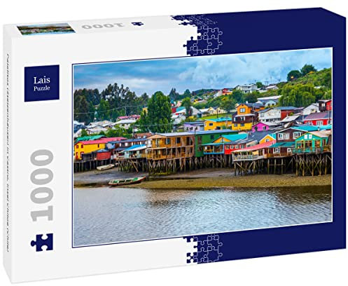 Lais Puzzle Palafitos (Casas sobre pilotes) en Castro, Isla de Chiloe (Chile) 1000 Piezas