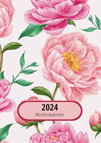 2024 Wochenkalender: Hübscher Buchkalender 2024 Wochenplaner | Jan. 2024 – Dez. 2024 | Perfekte Größe – A4 | Bleiben Sie organisiert und produktiv im Jahr 2024!