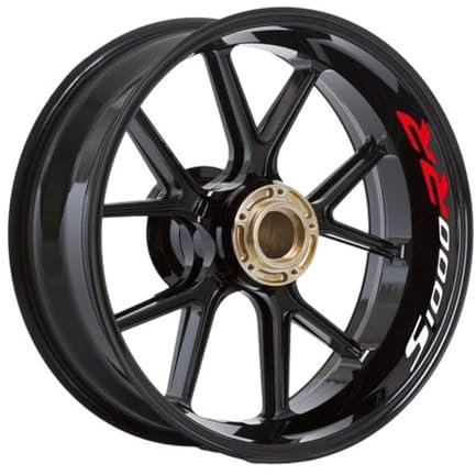 SCMYK Motorrad Rad Aufkleber Reflektierende Aufkleber Felgenstreifen Für S1000RR, S1000XR, S1000 (Color : 4)