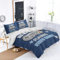 HOMHOMHA Gamer Bedding Kids Colourful Double Duvet Cover Set Gaming Bedding Gamepad Bedroom Decor For Teens/Boys Blue Single Bed 200X200cm Quilt Cover and 50x75cm 2*Pillowcase