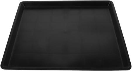 VANZACK Pet Toilet Dog Crate Replacement Crate Tray, Chick Cage Animal Cage Tray Boot Pet Accessory Rabbit Potty Dog Pan Plastic Household Urine Pad Black