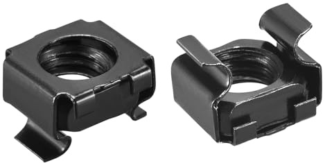 QUARKZMAN Dadi a Gabbia Inserimento Rapido Acciaio Carbonio M10 x 1,5mm 5pz