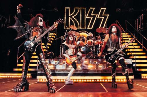 AQUARIUS Poster Kiss On Stage, 91,4 x 61 cm