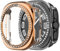 Custodia compatibile con Samsung Galaxy Watch Ultra 47 mm LTE Bling Diamond Cover PC Bumper Custodie Protettiva Donna Ragazza Crystal Shining Strass Cases Smartwatch Accessori Case (Clear Rose Gold