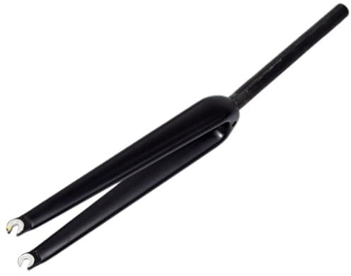 Fourche Rigide en Carbone 700C pour Vélo de Route Direction Droite de 1 à 1/8 Pouces Frein en C Fourche Avant QR 9mm Légère