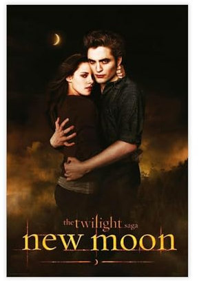 Filmposter Twilight Saga New Moon auf Leinwand, Schlafzimmer, Dekoration, Landschaft, Büro, Raumdekoration, Geschenk, 20 x 30 cm
