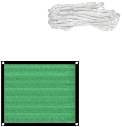 MELY Ombrellone da Giardino, Vele ombreggianti Tende da Sole Impermeabili Vela Parasole Giardino Domestico Patio Tettoia Esterna (Colore : Green)(3x4m)
