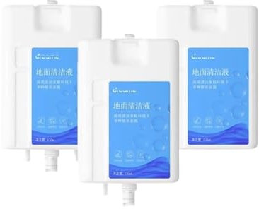 RAYPUR Roboter-Reinigungsflüssigkeit, Kompatibel for Dreame L20 Ultra L30 Ultra X10 X10 Plus L10 Prime L10s Pro Ultra, Heat Special Floor Cleaner 450 Ml(3pcs)