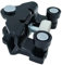 Guide Porte Coulissante Voiture Compatible avec Trafic III 2014 2015 2016 2017 2018 2019 2020 2021 2022 2023 Roues De Guidage De Porte Coulissante Voiture Pièces Automobiles OEM:745965439R 93451798