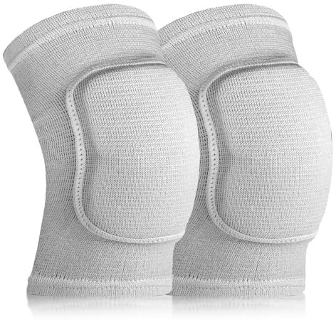 Gomitiere con imbottitura in spugna spessa, 1 paio di gomitiere traspiranti da pallavolo, nere, per braccio, gomito, supporto per fitness, protezione per braccia, per bambini, uomini, donne, anziani