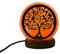 AROMASENSES - USB Lamp Salt Range Pakistán mit Holzsockel | 100% natürlich | handgefertigt | Dauerlicht (Liebesbaum)