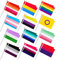 Weewooday 36 Stück Progress Rainbow Gay Pride Flaggen-Set LGBT Mini Flagge Hand Genderqueer Asexuell Nichtbinär Lesben Inter Transgender Rainbow Genderfluid Abrosexuell Pansexuell Bisexuell Gay