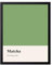 Poster Master The Matcha Edit Print – Tee-Poster – Latte Art – Farb-Pantone-inspiriertes Wanddesign – moderne grüne ästhetische Kunst – tolle Teehaus- oder Küchendekoration – 20,3 x 25,4 cm, ungerahmt