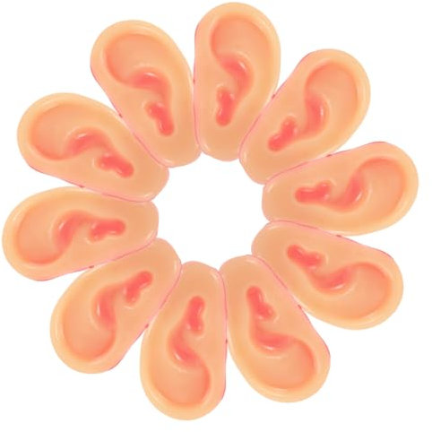 OFFIGAM 10stücke Realistische Fake Ohren Modelle Täuschend Echte Ohr-Requisiten Für Halloween-streiche Cosplay Und Partys Scherzartikel Für Unvergessliche Momente