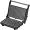 Mini Grill Eléctrico Grunkel GRL-MARBLE, 1000W, Placas 23 x 14,5 cm, Antiadherente, Apertura 180°, Negro