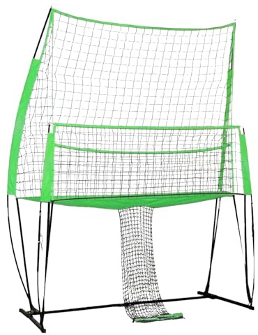 KiwiHood 3-in-1 Sportnetz Höhenverstellbares Volleyballnetz aus Nylon & Eisen mit Tragetasche, Profi-Volleyballnetz Multifunktionsnetz für Badminton, Tennis und Outdoor-Training